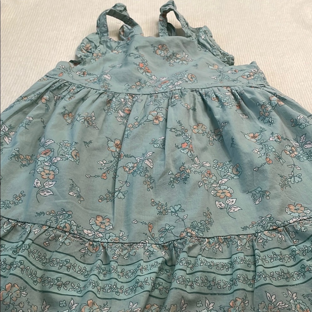 OshKosh B'gosh Floral Blue Kids Casual Dress